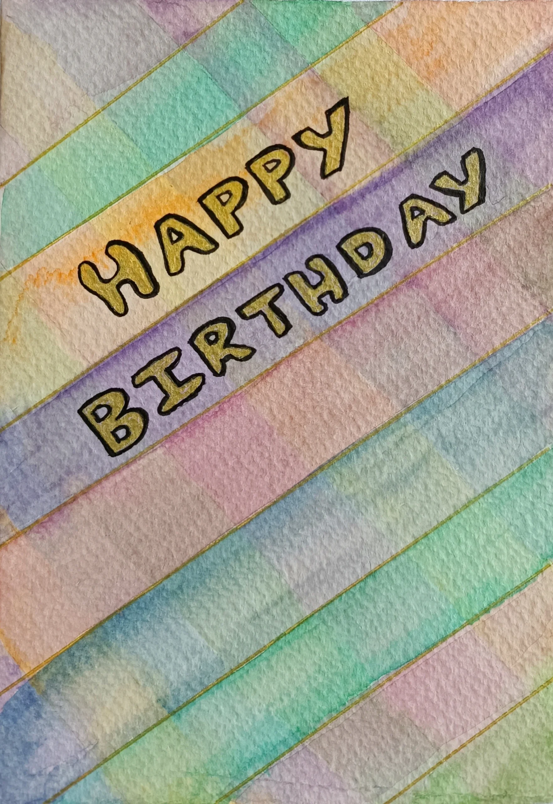 RAINBOW BIRTHDAY (CARD)