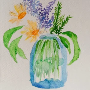 A JAR OF SPRINGTIME (MINI CARD)